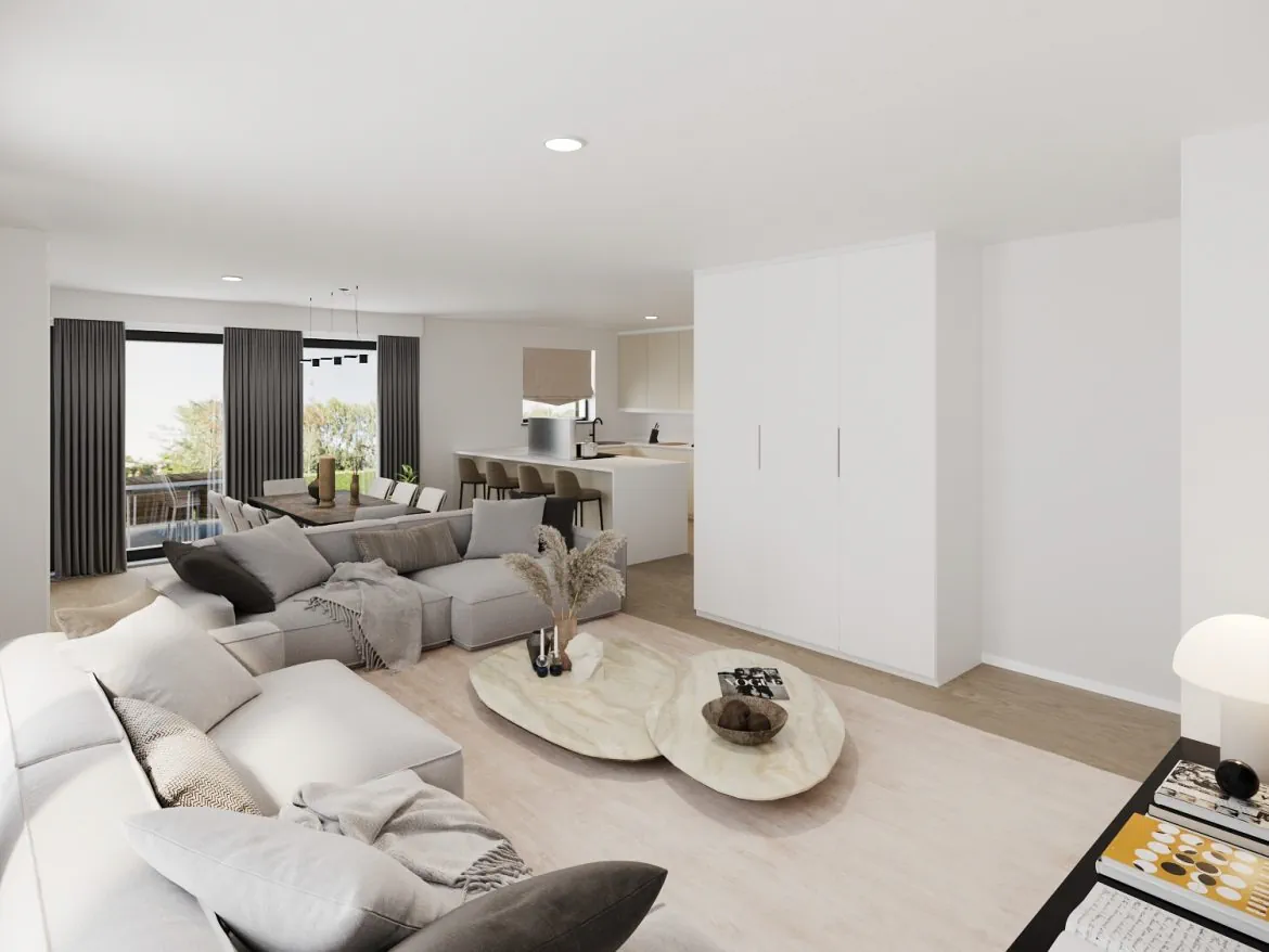 Hoepertingen: Appartementsgebouw met 8 Nieuwbouw Appartementen